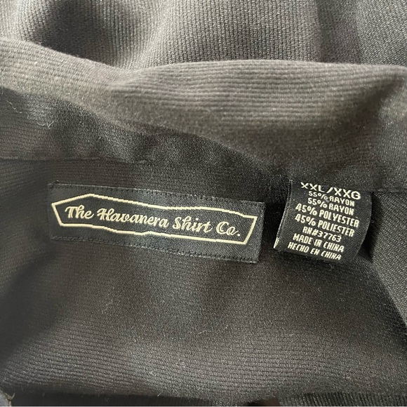 Hawaiian Shirt Men’s Black Tan XXL 2 XL - Picture 3 of 4